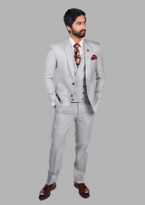 Slim Fit 2-Button Suit, 3 PC. Hand-Made